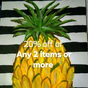 20% off my closet with purchase of 2 items or more